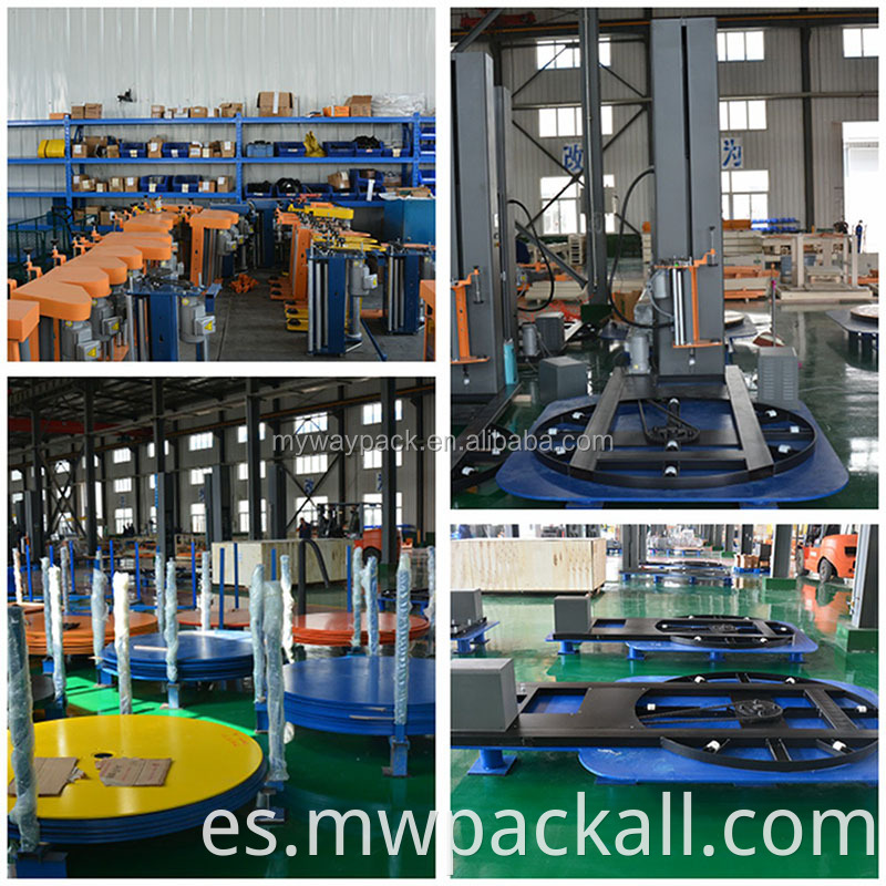 Máquina de paletas estiramiento completamente automática Pallet Pallet Stretping Machine Pallet Pallet Wrapper para la venta